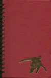 (Graphic Only) Red Cover, human figure arms wide looking down one leg raised