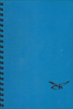 (Graphic Only) Blue Cover Bird flying in black