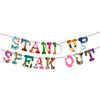 Board Book Garland DIY Kit STAND UP SPEAK OUT