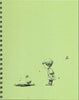 (Graphic Only) Lime Green Cover with an Image of a Child and an Egg Wearing a Crown