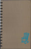 (Graphic Only) Tan Cover with a Blue Image of a Rocking Chair