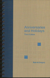 Anniversaries and Holidays Third Edition