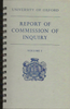 University of Oxford Report Of Commission of Inquiry Volume 1