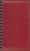 (Graphic Only) red cover, with gold border with spiraling ribbon around the edges