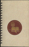 (Graphic Only) Cream cover with brown circle with book and menorah
