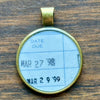 Book Lover Necklace -- Date Due March 27 March 29