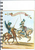 (Graphic Only) White Cover with an Image of a Person and an Angel Riding Horses