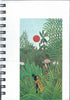 (Graphic Only) White Cover with an Image of Garden and a Red Sun