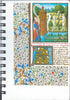 (Graphic Only) White Cover with an Image of Death and Nude People in a Garden