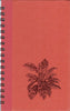 (Graphic Only) Orange Cover and Red Binding with a Red Image of a Plant