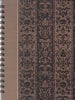 (Graphic Only) Brown Cover with a Repeating Decorative Design