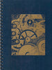(Graphic Only) Blue Cover with a Golden Image of Sprockets