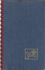 (Graphic Only) Blue Cover and Red Binding with a Golden Image of a Rose