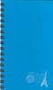 (Graphic Only) Blue Cover with a Silver Image of the Eiffel Tower and Paris France Postage