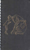 (Graphic Only) Black Cover with a Golden Image of a Person and an Animal with a Clock