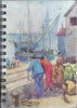 (Graphic Only) Full Cover Image of People, Seagulls and Sailboats