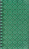(Graphic Only) Green Cover and Green Binding with Repeating Green Flower Pattern