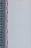 (Graphic Only) Gray Cover and Gray Binding with Vertical Metallic Purple Lines