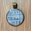 Book Lover Necklace -- September 25 / October 08 / October 12