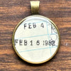 Book Lover Necklace -- February 4 February 16