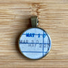 Book Lover Necklace --  May 10 (blue) / March 30 / May 22