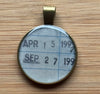 Book Lover Necklace -- April 15 September 27