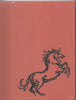 (Graphic Only) Red Cover with Sketch of Horse