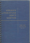 German Literature Since Goethe Part One The Liberal Age