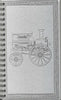 (Graphic Only) Silver Cover with Dark Grey Patterned Border and Detailed Image of an Engine