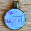 Book Lover Necklace -- January 3 / February 10 / AR 3 (all red and faint)