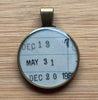 Book Lover Necklace -- December 13 May 31 December 20