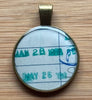 Book Lover Necklace -- January 28 May 26 in green