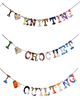 Board Book Phrase Garland Kit I Heart KNITTING