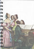 (Graphic Only) White Cover with an Image of People Gathered Around a Piano