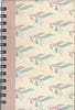 (Graphic Only) Cream Cover and Pink Binding with Repeating Pink and Green Pattern