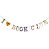 Board Book Phrase Garland Kit I Heart BOOK CLUB
