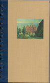 (Graphic Only) Tan Cover and Blue Binding with Image of a Home Surrounded by Trees