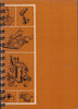 (Graphic Only) Dark Orange Cover with Images of Cooking Scenes Along the Border