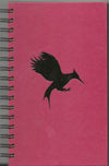 (Graphic Only) Red Cover Black Image of a Bird