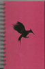 (Graphic Only) Red Cover Black Image of a Bird