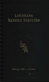 Louisiana Revised Statutes Sections 22:1 to 22:End