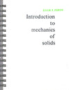 Introduction to mechanics of solids
