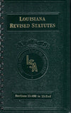 Louisiana Revised Statutes  Sections 15:498 to 15:End