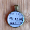 Book Lover Necklace -- November 19 / December 10 1992 / January 11 19