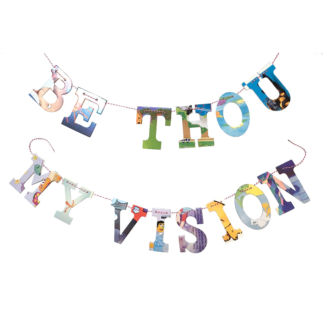 Board Book Garland DIY Kit BE THOU MY VISION