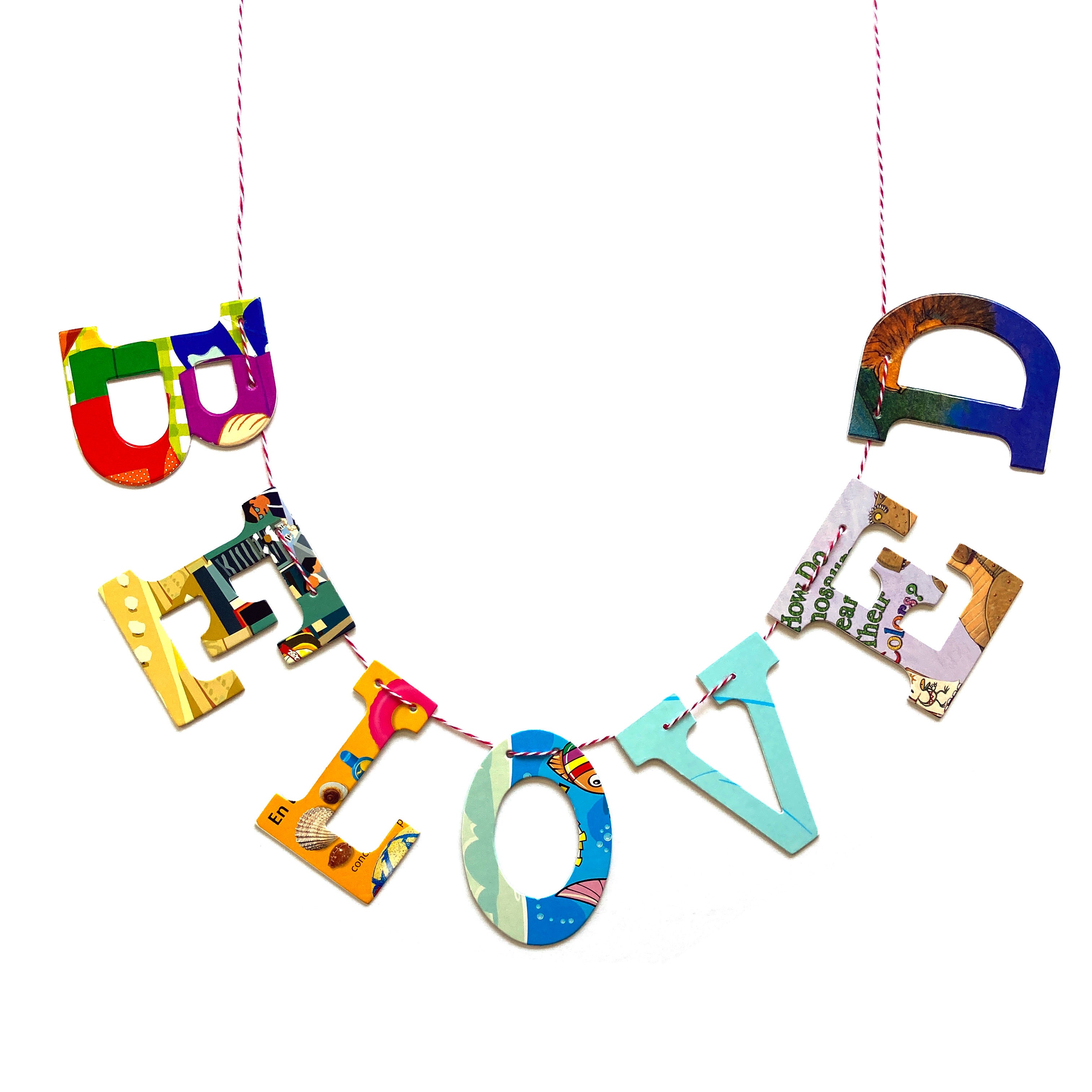 Board Book Garland DIY Kit BELOVED