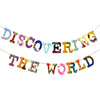 Board Book Garland DIY Kit DISCOVERING THE WORLD