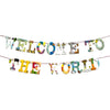 Board Book Phrase Garland Kit WELCOME TO THE WORLD